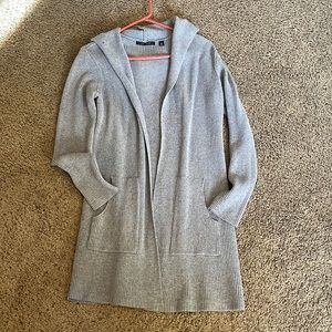 Hooded cardigan